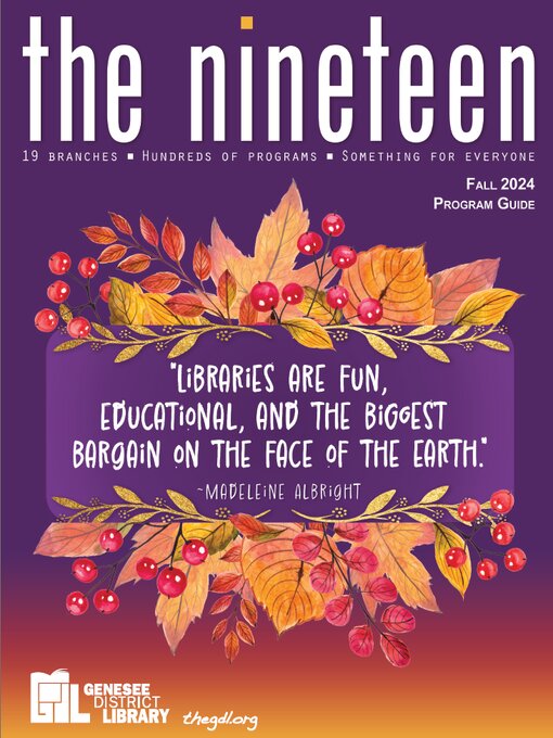 The Spring 2024 Genesee District Library OverDrive